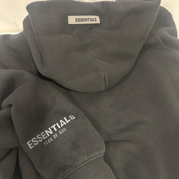 Essentials Hoodie Black - Picture 4 of 5